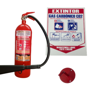 Extintor de gas carbónico 10Lb